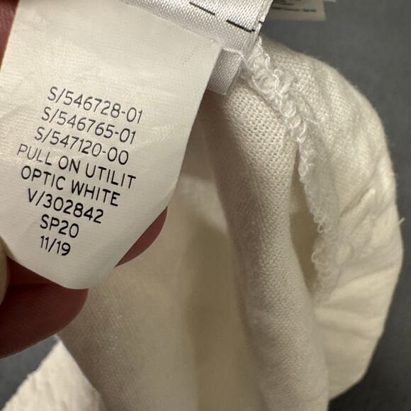 GAP Shorts Womens XL White Coastal Linen Rayon Elastic Waist COMFY 3" Inseam NEW - Picture 7 of 8